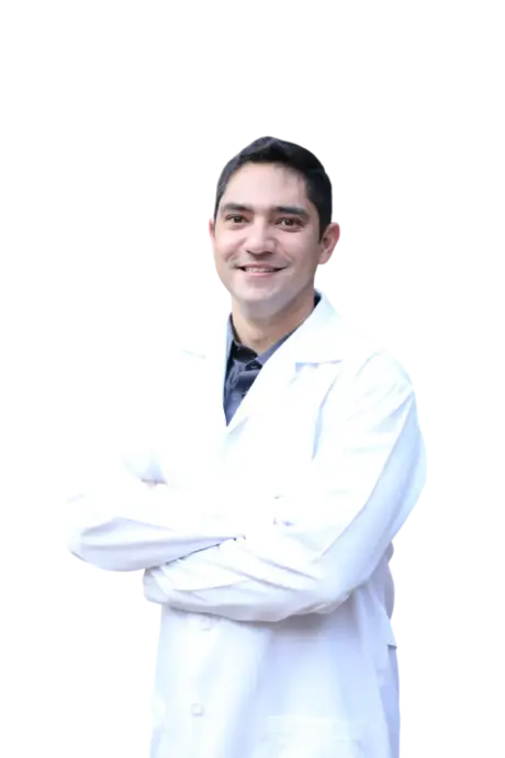 Fisioterapeuta da clínica de fisioterapia em Águas Claras BEM-VIE de jaleco